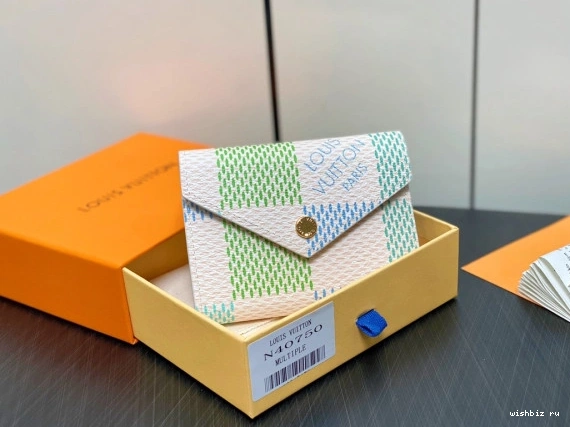 WIS WALLET-12*9.5*1.5 LOUIS VUITTON cm VICTORINE 0306